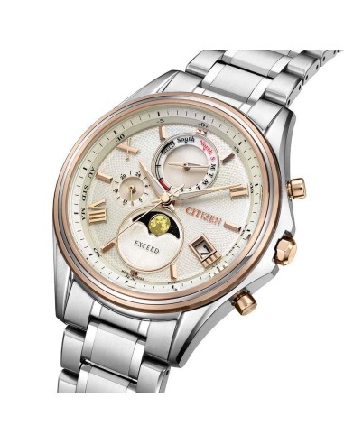 solar radiocontrol titanio hombre Citizen Exceed Luna Program BY1026-65A JDM 41mm hecho en Japón