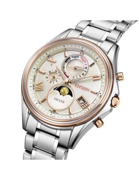 solar radiocontrol titanio hombre Citizen Exceed Luna Program BY1026-65A JDM 41mm hecho en Japón