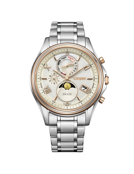 solar radiocontrol titanio hombre Citizen Exceed Luna Program BY1026-65A JDM 41mm hecho en Japón