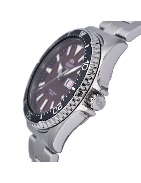 Orient Kamasu RN-AA0003R JDM 41.8mm cristal de zafiro 200m WR English-Kanji