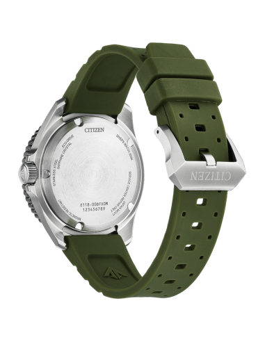 solar buceo hombre Citizen Promaster Marine BN0265-00A   40.6mm 200m WR cristal de zafiro  correa de silicona
