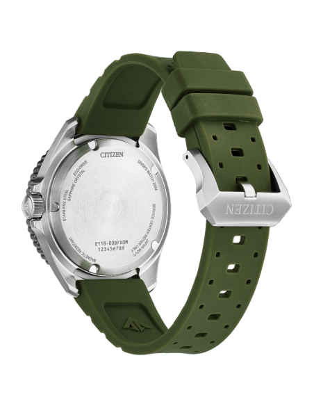 solar buceo hombre Citizen Promaster Marine BN0265-00A   40.6mm 200m WR cristal de zafiro  correa de silicona