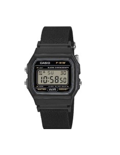 Reloj Casio F-91WF-1A  Reloj Digital Unisex Vintage Alarma y Cronómetro