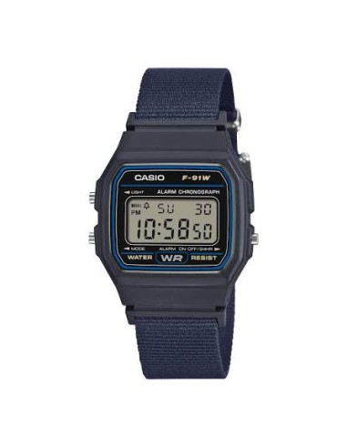 Reloj Casio F-91WF-2A  Reloj Digital Unisex Vintage Alarma y Cronómetro