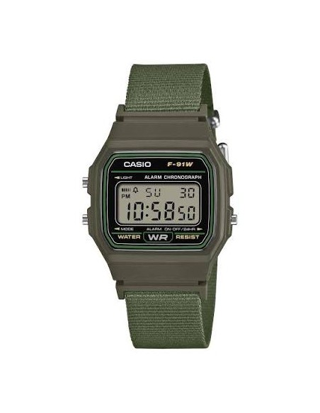 Reloj Casio F-91WF-3A  Reloj Digital Unisex Vintage Alarma y Cronómetro
