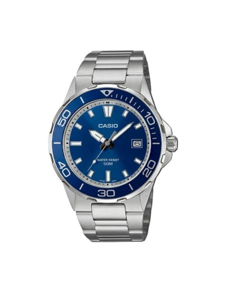 Reloj Casio Timeless MTD-145D-2A para hombre correa de acero inoxidable