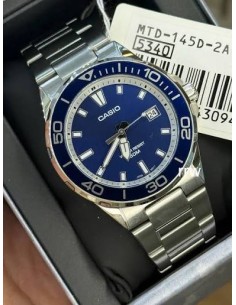 copy of Reloj Casio Timeless MTD-145D-1A para hombre correa de acero inoxidable 2