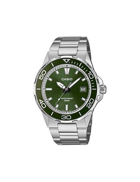 Reloj Casio Timeless MTD-145D-3A para hombre correa de acero inoxidable