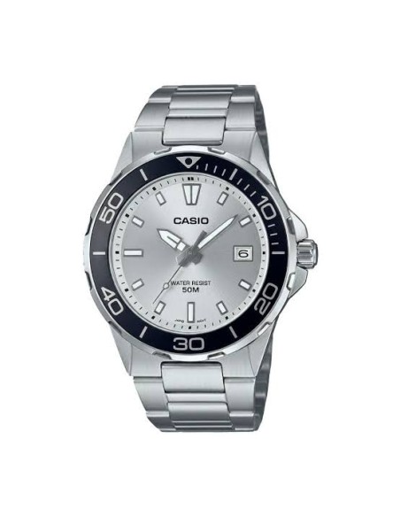 Reloj Casio Timeless MTD-145D-7A para hombre correa de acero inoxidable