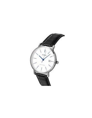 Reloj Casio MTP-VT05L-7E Hombre – Fondo blanco y Correa de Cuero