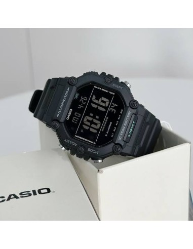 Reloj Casio AE-1600HX-1B – Digital Resistente al Agua con Correa de Resina Negra