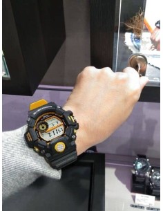 solar radiocontrol hombre Casio G-Shock Rangeman Black Yellow GW-9400YJ-1JF JDM 53.5MM 200M WR 2
