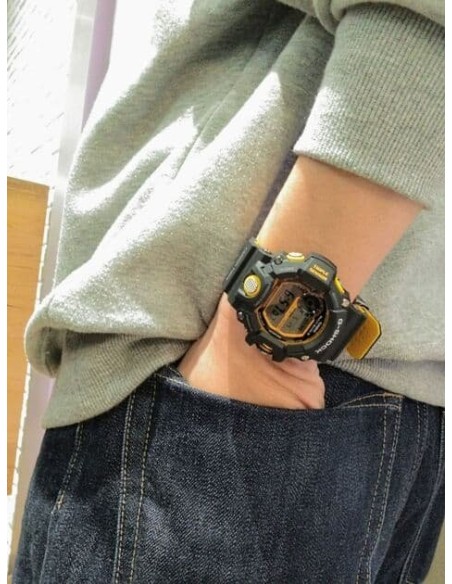 solar radiocontrol hombre Casio G-Shock Rangeman Black Yellow GW-9400YJ-1JF JDM 53.5MM 200M WR