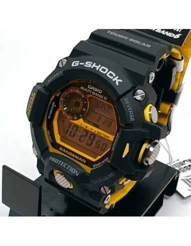 solar radiocontrol hombre Casio G-Shock Rangeman Black Yellow GW-9400YJ-1JF JDM 53.5MM 200M WR