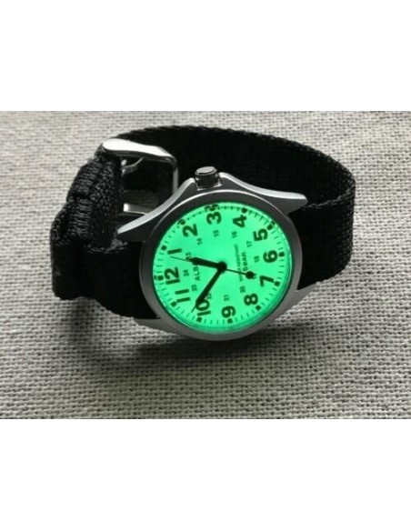 cuarzo unisex militar Alba (by Seiko) AQPK401 JDM 36mm 50m WR correa de tela