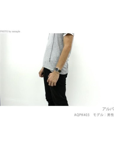 cuarzo unisex militar Alba (by Seiko) AQPK401 JDM 36mm 50m WR correa de tela