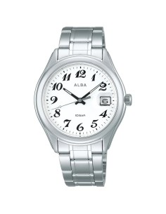 reloj cuarzo hombre Alba AEFJ408 JDM 37,5mm 100m WR correa de acero JDM (mercado interior japonés)