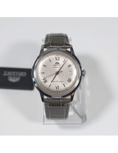 automático hombre Orient Bambino Grey Sunburst   RN-AC0025N JDM 40,5mm 30m