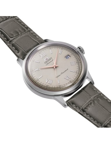 automático hombre Orient Bambino Grey Sunburst   RN-AC0025N JDM 40,5mm 30m