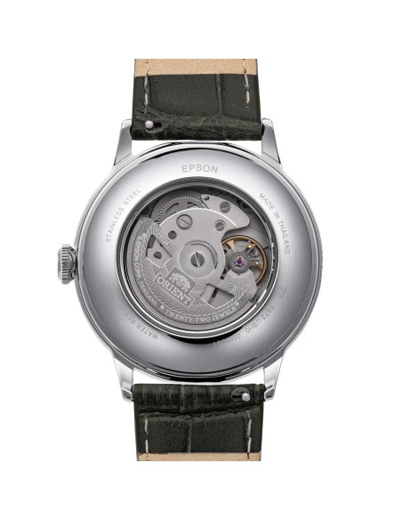 automático hombre Orient Bambino Grey Sunburst   RN-AC0025N JDM 40,5mm 30m