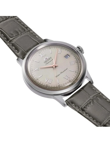automático hombre Orient Bambino Grey Sunburst   RN-AC0025N JDM 40,5mm 30m