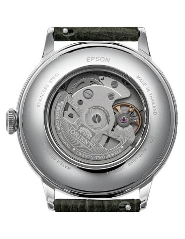 automático hombre Orient Bambino Grey Sunburst   RN-AC0025N JDM 40,5mm 30m