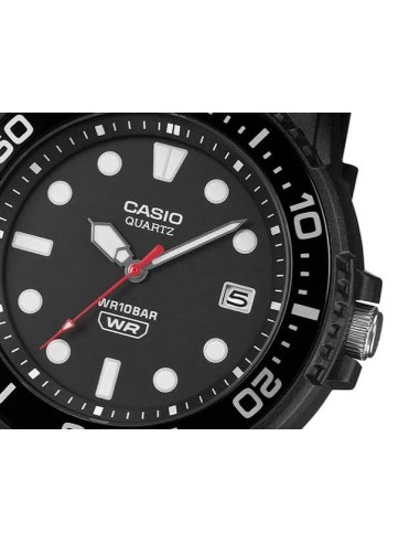Casio MRW-240H-1E1JF JDM 44.6mm 100m WR correa de silicona JDM (mercado interior japonés)