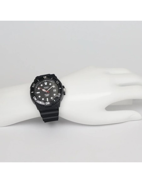 Casio MRW-240H-1E1JF JDM 44.6mm 100m WR correa de silicona JDM (mercado interior japonés)