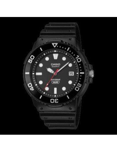 Casio MRW-240H-1E1JF JDM 44.6mm 100m WR correa de silicona JDM (mercado interior japonés)