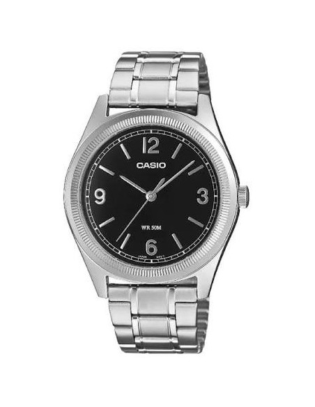 RELOJ hombre CASIO MTP-B210D-1AV correa acero inoxidable dial color negro