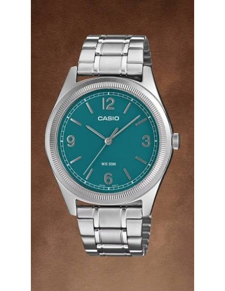 copy of RELOJ hombre CASIO MTP-B210D-1AV correa acero inoxidable dial color negro