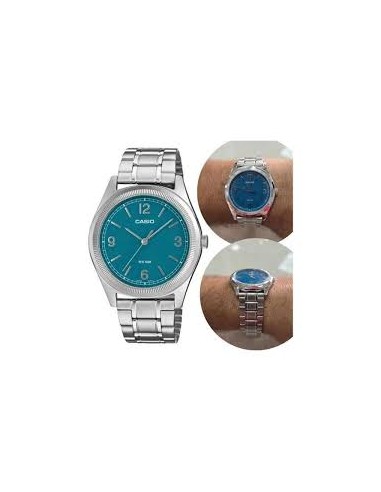 RELOJ hombre CASIO MTP-B210D-2a1 correa acero inoxidable dial color negro