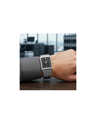 Reloj Casio MTP-B215D-1A – Analógico de Acero Inoxidable y Fondo Negro
