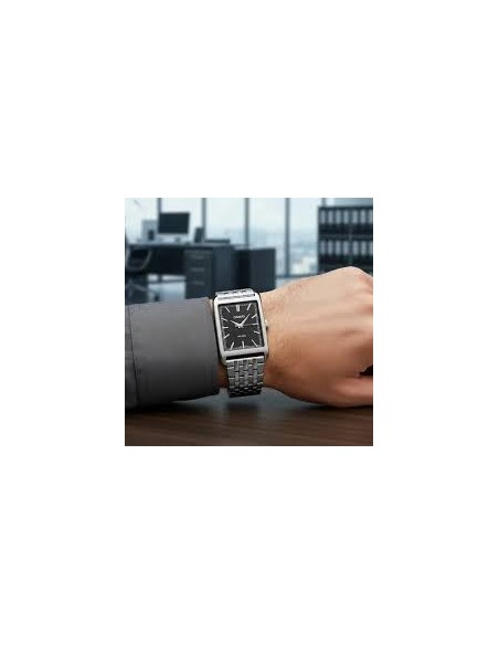 Reloj Casio MTP-B215D-1A – Analógico de Acero Inoxidable y Fondo Negro