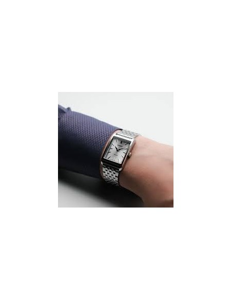Reloj Casio MTP-B215D-7A – Analógico de Acero Inoxidable y Fondo blanco