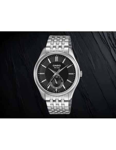 Reloj Casio analogico MTP-B315D-1AV correa de acero inoxidable