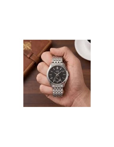 Reloj Casio analogico MTP-B315D-1AV correa de acero inoxidable