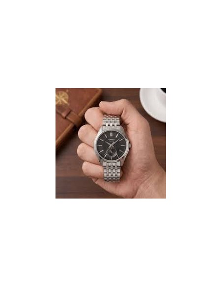 Reloj Casio analogico MTP-B315D-1AV correa de acero inoxidable