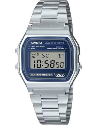 reloj mujer Casio A158WA-1Q plateado