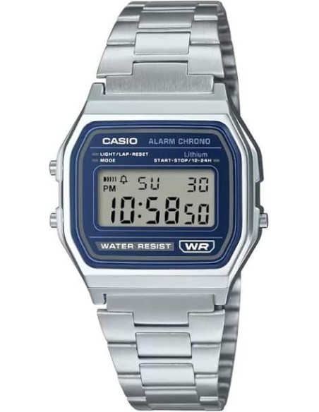 copy of Reloj casio collection digital clásico retro A158WA-1Q cronografo multifuncional