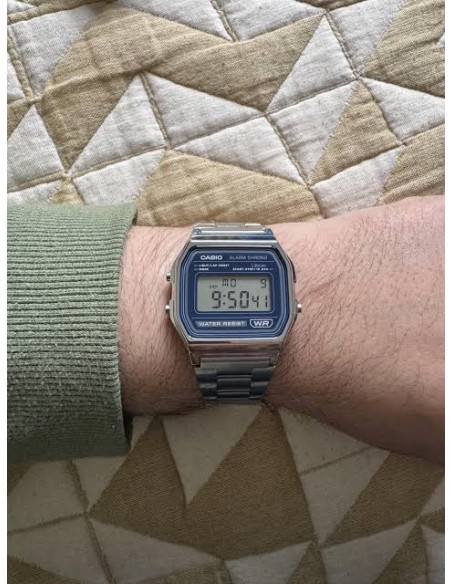 copy of Reloj casio collection digital clásico retro A158WA-1Q cronografo multifuncional