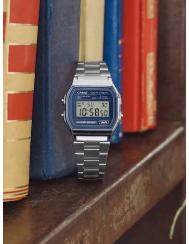reloj mujer Casio A158WA-1Q plateado