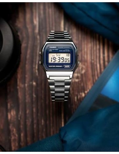 reloj mujer Casio A158WA-1Q plateado