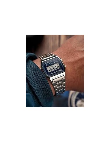 reloj mujer Casio A158WA-1Q plateado
