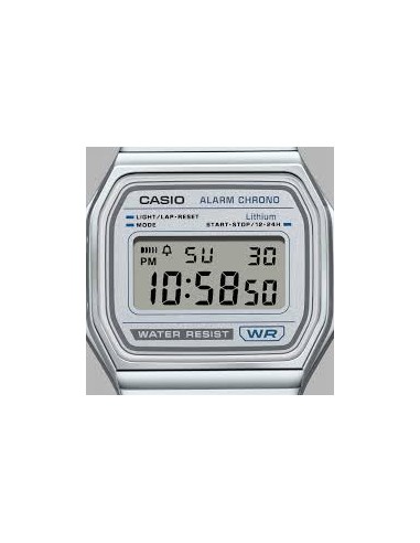 copy of Reloj casio collection digital clásico retro A158WA-1Q cronografo multifuncional