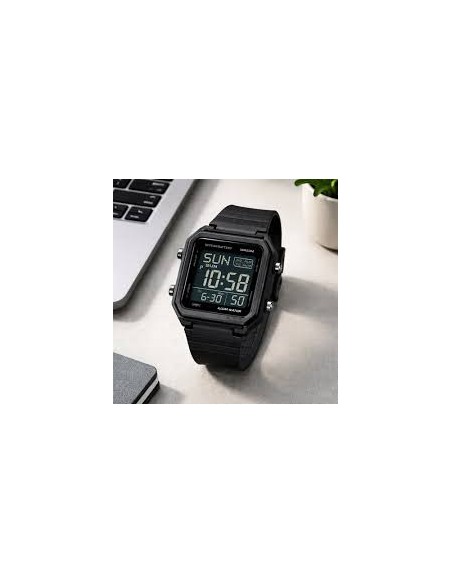 copy of unisex digital Casio W-221H-1AJF JDM 38.4mm Hora Mundial batería 10 años 50m WR JDM