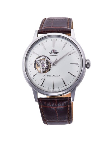 reloj automático hombre Orient Bambino Semi-Skeleton RN-AG0005S JDM 40.5mm correa de cuero JDM (mercado interior japonés)