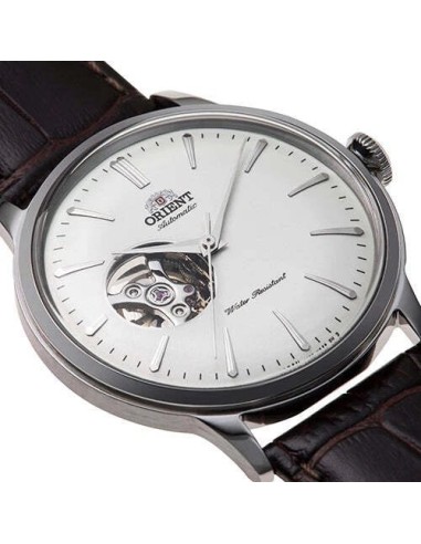 reloj automático hombre Orient Bambino Semi-Skeleton RN-AG0005S JDM 40.5mm correa de cuero JDM (mercado interior japonés)