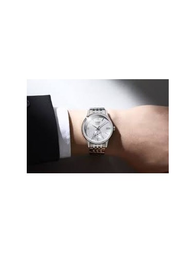 Reloj Casio BMS-100D-7A Hombre – Correa de Acero Inoxidable y Fondo blanco