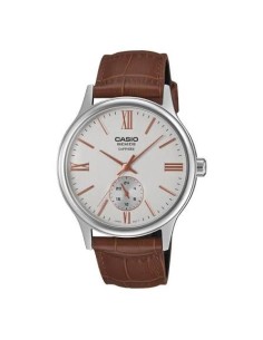 Reloj Casio Para Hombre BMS-100L-5A Analógico Correa de Cuero marron